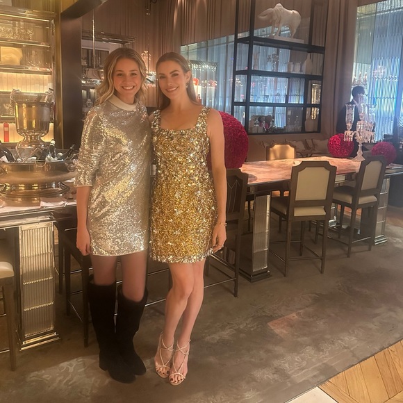 Carolina Herrera Sequin & Paillette Mini Dress - Picture 12 of 12